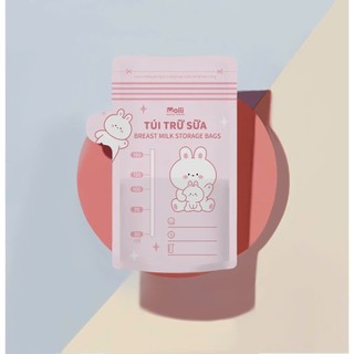 Túi Trữ Sữa Mẹ MOLLI 150ml Khóa Zip Kép Chống Trào Thiết Kế Tự Đứng Tiện Lợi Hộp 30 Cái MOL 3010