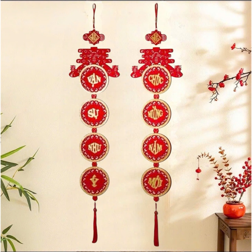CẶP CÂU ĐỐI HÌNH TRÒN – Sự lựa chọn hoàn hảo để trang trí Tết Xuân