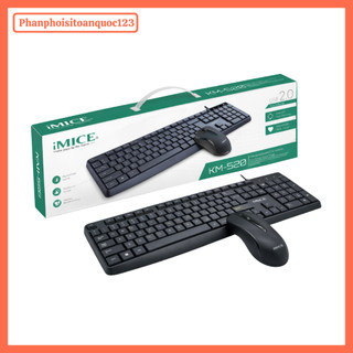 Combo Phím Chuột Có Dây iMICE KM-520 – Thiết Kế Tiện Lợi Phù Hợp Sử Dụng Cho Văn Phòng, Gia Đình,...