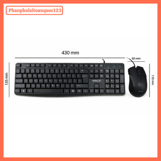 Combo Phím Chuột Có Dây iMICE KM-520 – Thiết Kế Tiện Lợi Phù Hợp Sử Dụng Cho Văn Phòng, Gia Đình,...