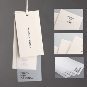 Combo 100c Tag Quần Áo Nhãn 3 chi tiết In Cotton+100 tag giấy,tặng kèm 100 dây treo cho mác quần áo ❤️