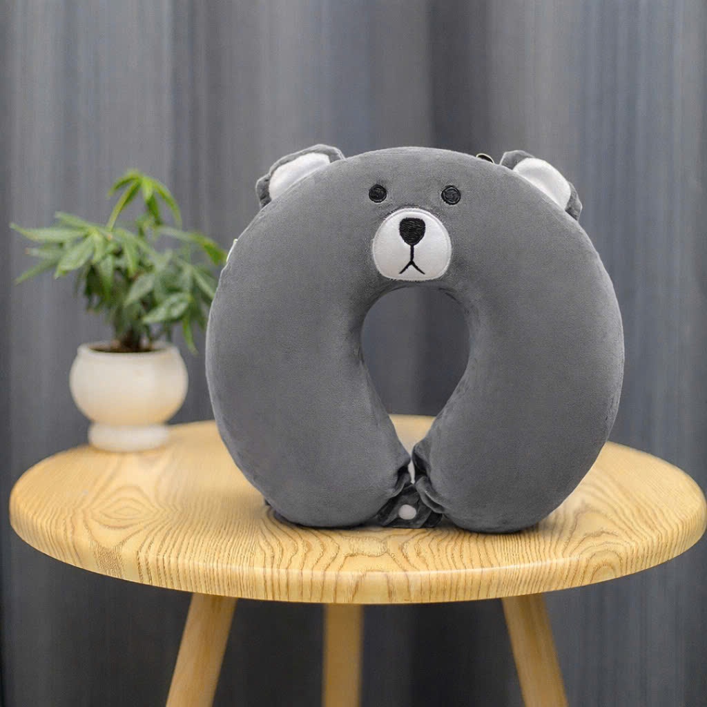 Gối Chữ U, Gối kê cổ cho dân văn phòng siêu êm - Size vừa 35*35cm