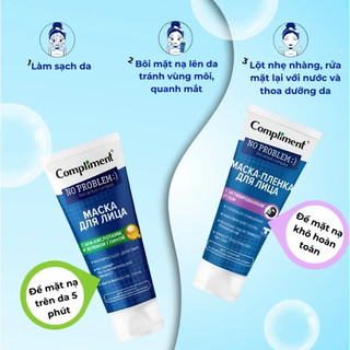 Mặt Nạ Đất Sét Sạch Sâu Compliment No Problem Face Mask (80ml)