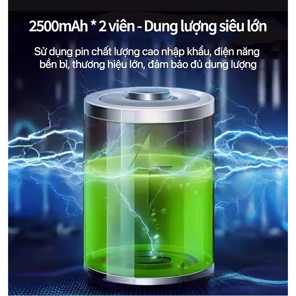 Quạt gió của máy sấy tóc, máy sấy tóc cầm tay, máy sấy tóc mini điện với tốc độ gió 130.000 vòng/phút, tốc độ gió 52 mét
