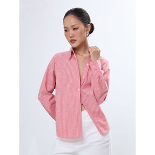Áo Sơ Mi Kiểu JP Fashion Dài Tay, Họa Tiết Kẻ Sọc Màu Sắc Trendy Thời Trang Xuân Hè 10612253