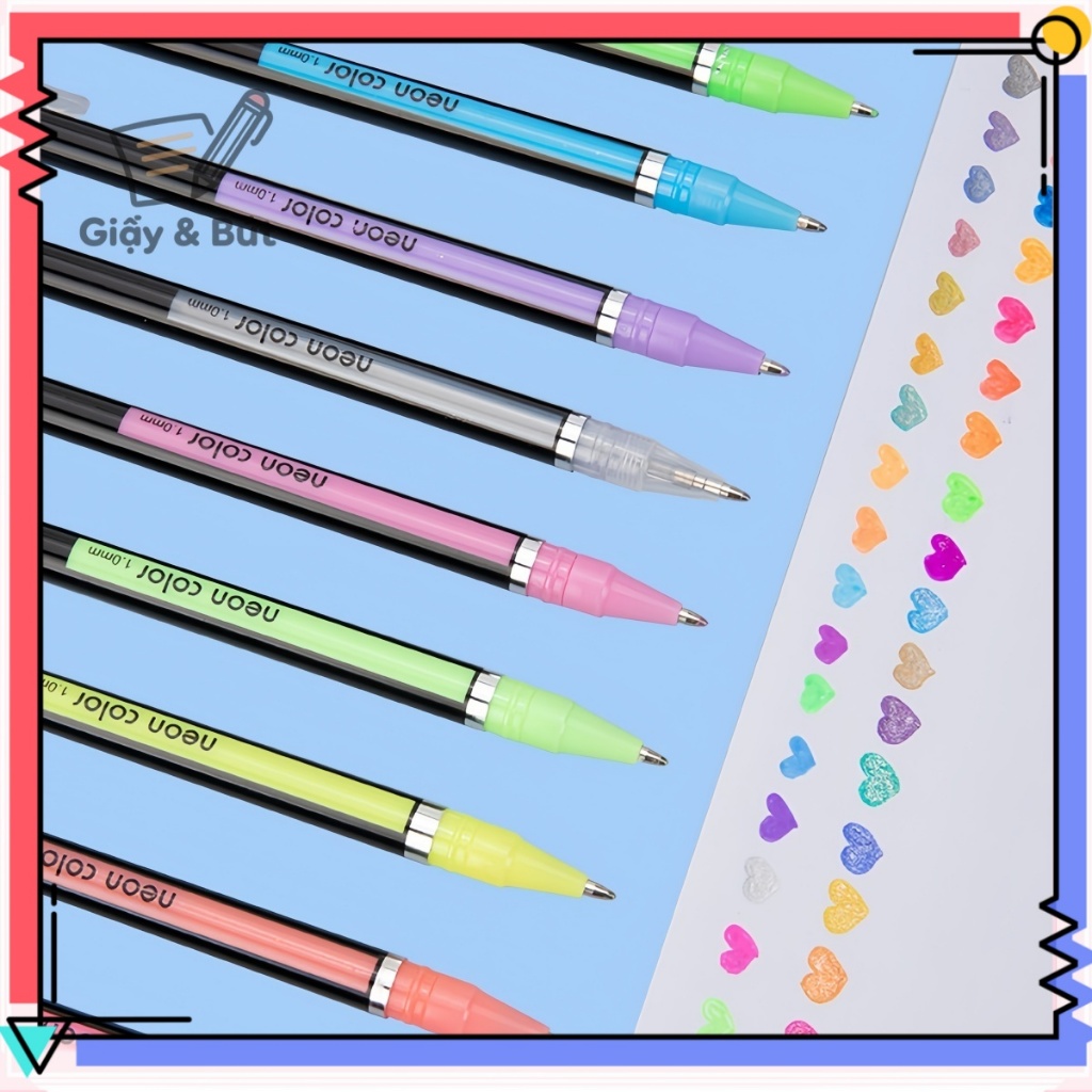 Bộ Bút Nhũ Neon 12/18/24/36 Màu - Gồm Highlight, Glitter, Pastel | Dùng ...