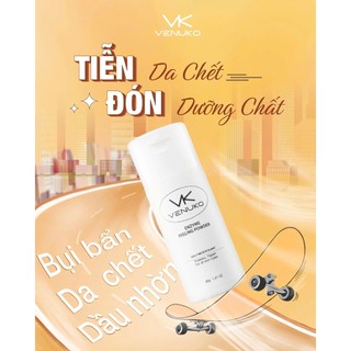 Bột Tẩy Tế Bào Chết Enzyme VENUKO Enzyme Peeling Powder | Làm Sạch Da Chết, Lỗ Chân Lông, pH 5.5 Dịu Nhẹ