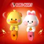 Đồ Chơi Thổi Còi Kèm Dây Đeo Cổ Hoạt Hình Dễ Thương Cho Bé - Bibomart
