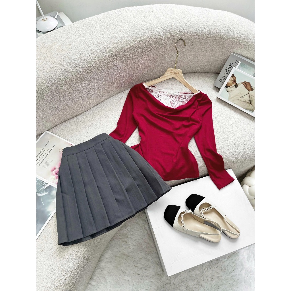 Áo Bigsize Nữ Tú Mỡ Áo Thun Bigsize Lệch Vai Phối Ren Thiết Kế Trẻ Trung Đi Chơi Đi Tiệc Đủ Size 45-80kg AT0098 | BigBuy360 - bigbuy360.vn