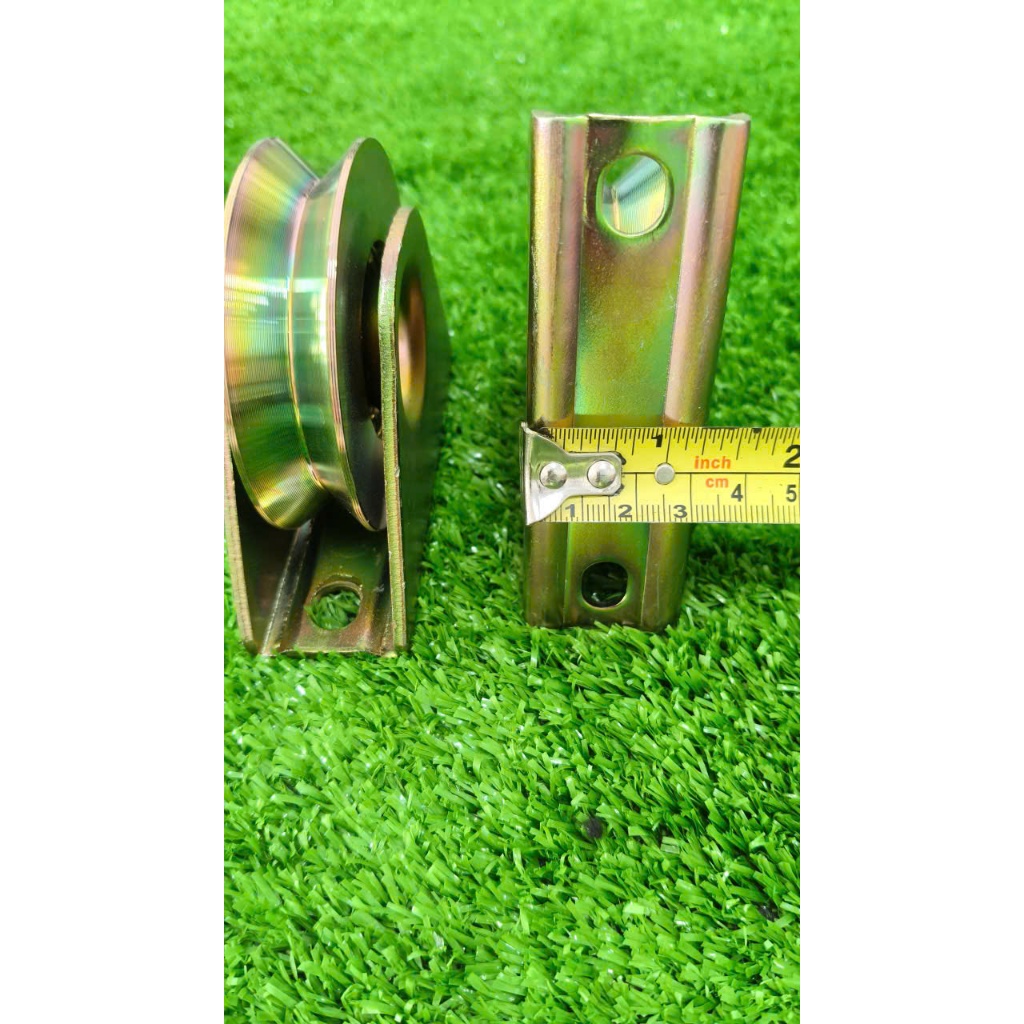Bánh xe đơn cổng lùa ray V gắn âm 80