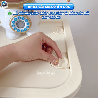 Tủ Nhựa Đa Năng 3/4/5 Tầng Cao Cấp, Tủ Đựng Đồ Thiết Kế Cửa Xếp Tiện Lợi Tay Cầm Hình Hoa Đáng Yêu - HC24