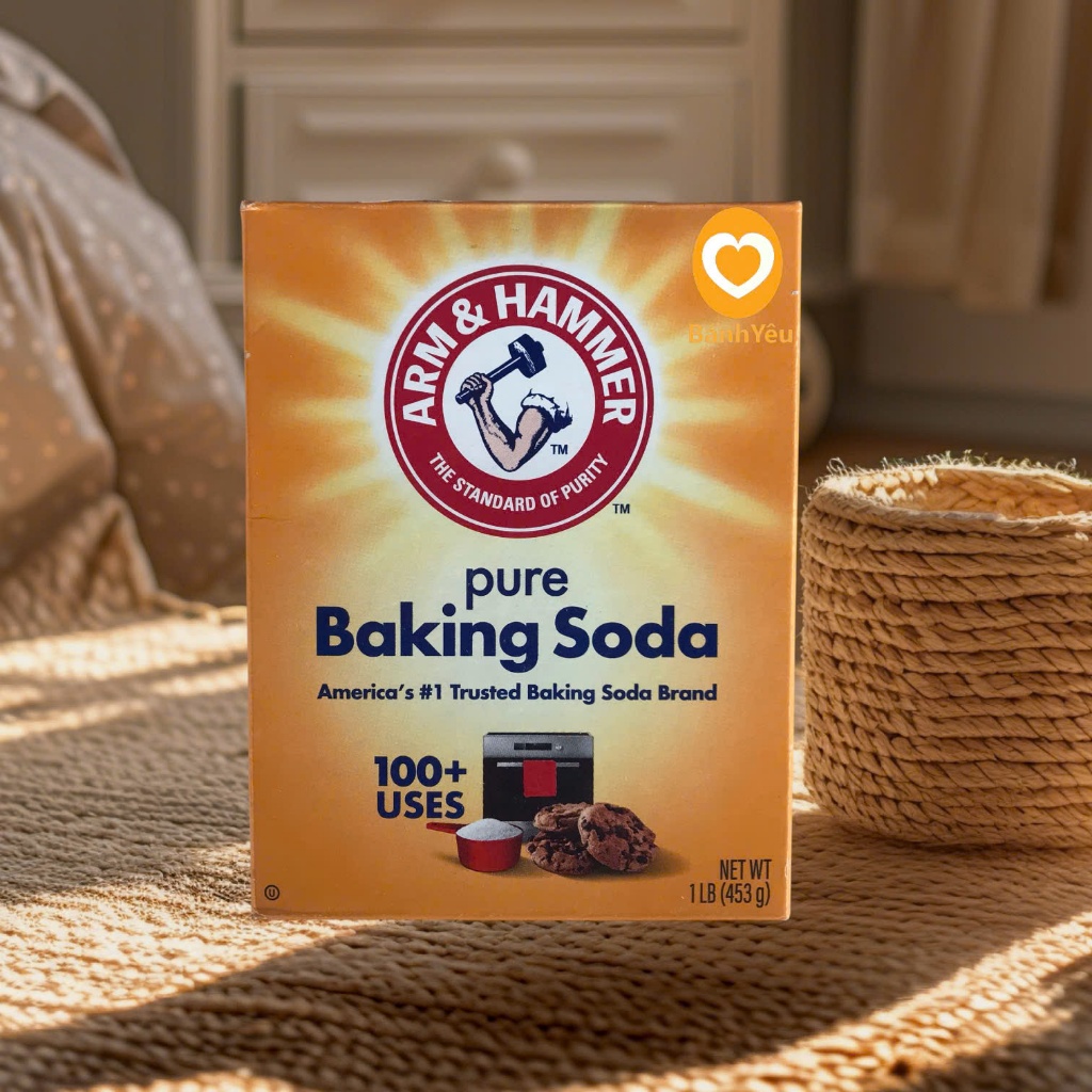 Baking soda (chính hãng) – dùng làm bánh (hộp nguyên / chia lẻ 50g)