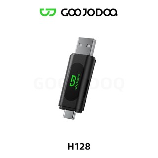 Đầu đọc thẻ nhớ TF/SD GOOJODOQ, cổng USB C, tốc độ 480Mbps, tương thích điện thoại Mac--Book