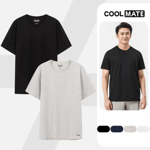 Combo 2 áo thun nam Cotton Compact phiên bản Premium chống nhăn Coolmate