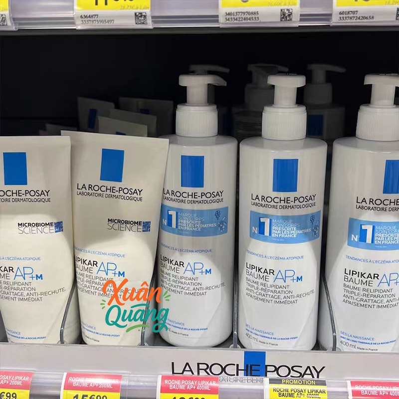 Kem Dưỡng La Roche-Posay Lipikar Baume AP+M 400ml / Sữa rửa mặt Toleriane Purifying Foaming Cleanser