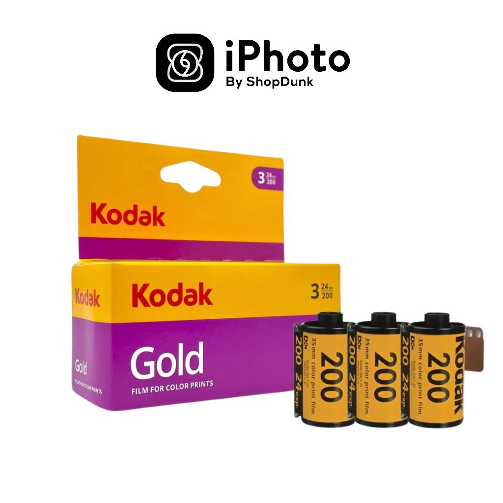 Kodak Gold GB Film 200 135 24 Exp - Pack 3 pcs, IOS 200, Số ảnh 24