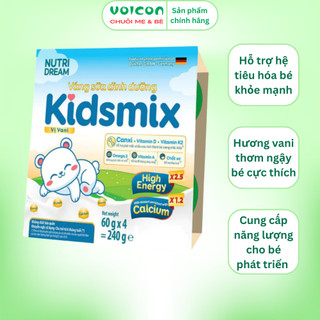 Váng Sữa Dinh Dưỡng Kidsmix Cho Bé Từ 6 Tháng NK Châu Âu Thơm Ngon Giúp Bé Phát Triển Toàn Diện
