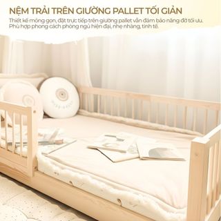 Nệm Foam American Cho Bé 1m5 1m6 – Đệm Ngủ Foam American Cho Trẻ Em Ngủ Riêng Gấp Gọn