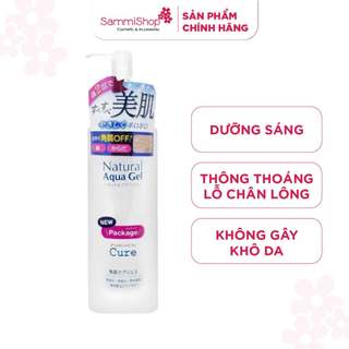Tẩy da chết CURE Natural Aqua Gel 250ml Nhật Bản - Cosme