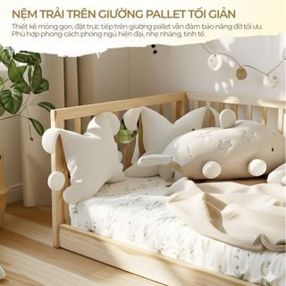Nệm Foam American 2m, Đệm Ngủ Cho Bé Sơ Sinh và Mẫu Giáo Ngủ Riêng với Gia Đình