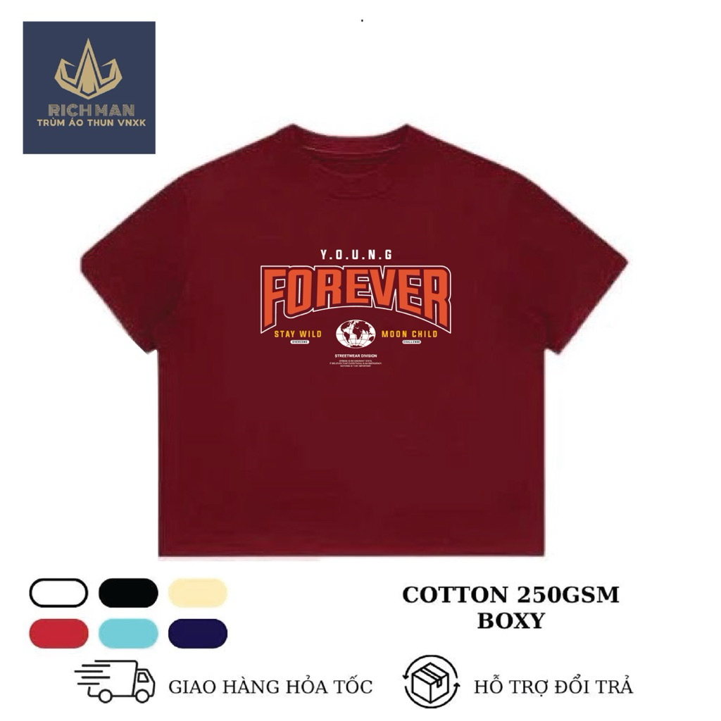 Áo thun Oversize  - cotton 100% - 260gsm