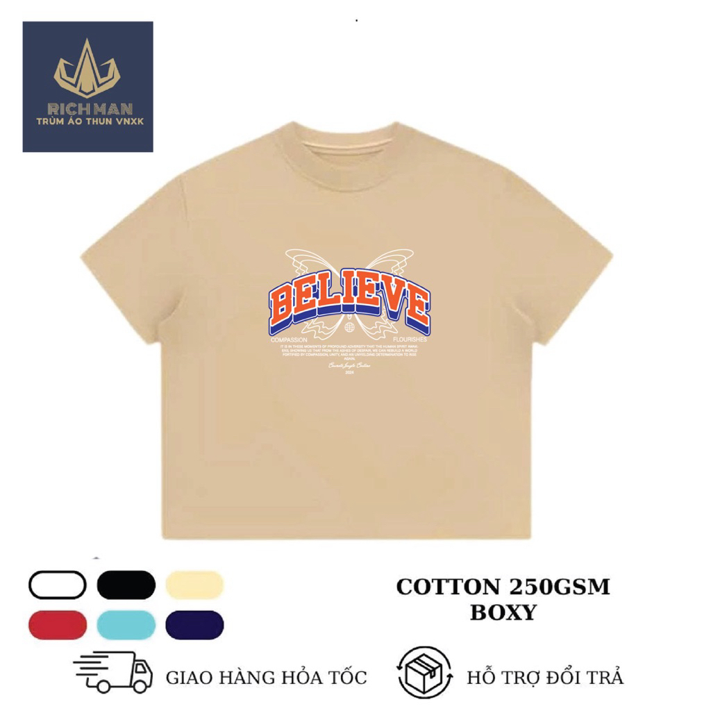 Áo thun Oversize  - cotton 100% - 260gsm