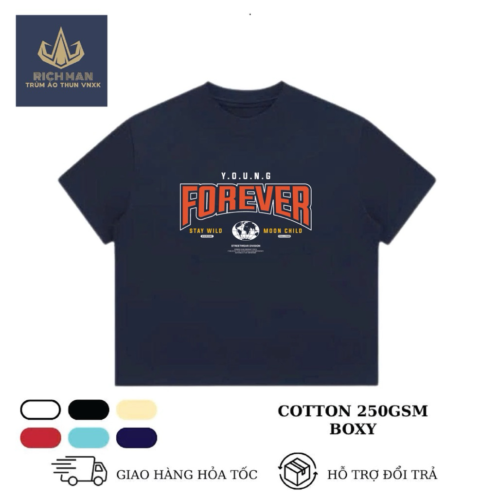 Áo thun Oversize  - cotton 100% - 260gsm