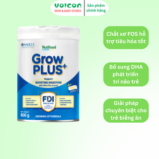 Sữa Bột Nutifood Grow Plus+ Xanh Cho Trẻ Biếng Ăn Giúp Tăng Cân Khỏe Mạnh Và Phát Triển Toàn Diện