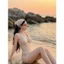 2Soonsumff Bikini 1 mảnh liền thân họa tiết chấm bị có đệm ngực không tay, bộ đồ bơi cao cấp sexy cho nữ