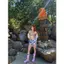 2Soonsumff Bikini 3 mảnh buộc dây họa tiết hoa nhí phối chân váy, bộ đồ bơi cao cấp gợi cảm sexy
