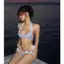 2Soonsumff Bikini 2 mảnh họa tiết kẻ sọc buộc dây, bộ đồ bơi cao cấp phong cách hàn quốc đi biển