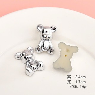Charm Bạc cao cấp size to- Hụ kiện DIY- Charm gắn dép cao cấp