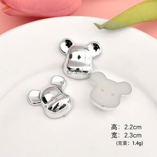 Charm Bạc cao cấp size to- Hụ kiện DIY- Charm gắn dép cao cấp