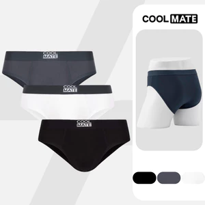 Combo 3 Quần lót tam giác nam BRIEF BAMBOO mềm mại, thấm hút, kháng khuẩn Coolmate