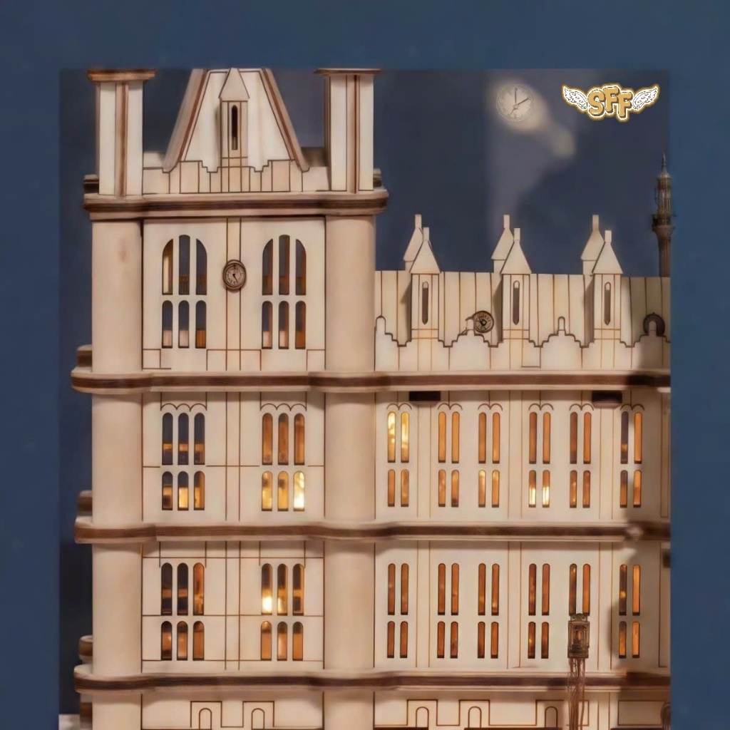 Đồ Chơi Lắp Ráp Mô Hình Gỗ 3D BIG BEN HL813