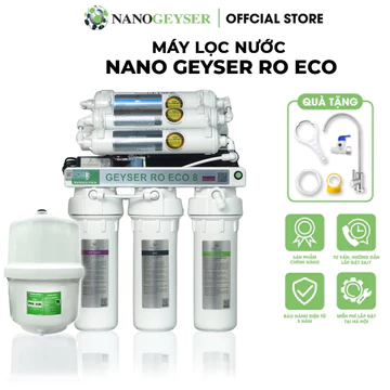 Máy lọc nước RO Nano Geyser RO ECO, Công nghệ lọc nước tinh khiết RO, Bảo hành 3 năm