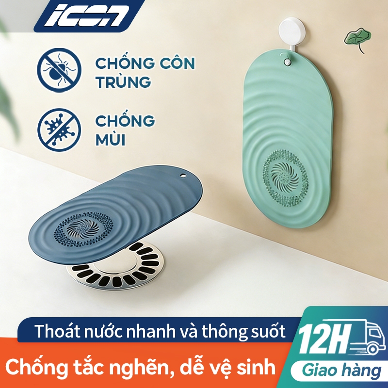 [ICON] Nắp Đậy Cống Silicon – Chống Mùi, Chống Rò Rỉ, Ngăn Côn Trùng | Dùng Cho Nhà Tắm, Nhà Bếp