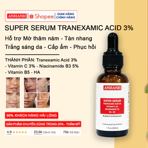 Serum Tranexamic Acid mờ nám tàn nhang ANHANH - Sáng da, ngừa lão hóa sớm, làm mờ vết thâm