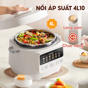 Nồi Áp Suất Đa Năng Venko VKP-4L10 – Lòng Gốm Cao Cấp Dung Tích 4L Chức Năng Lòng Nồi Chống Dính Cao Cấp