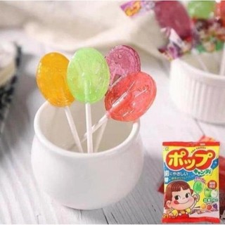 Kẹo Mút Trái Cây Fujiya Chống Sâu Răng Cho Bé Gói 20 Cây Vị Cam Dâu Nho Táo Xanh Thơm Ngon Hấp Dẫn