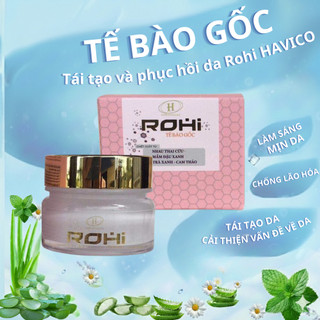 Tế bào gốc tái tạo & phục hồi da Rohi HAVICO 15g – Dưỡng sáng, căng mịn, hỗ trợ cải thiện lão hóa