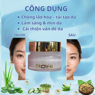 Tế bào gốc tái tạo & phục hồi da Rohi HAVICO 15g – Dưỡng sáng, căng mịn, hỗ trợ cải thiện lão hóa