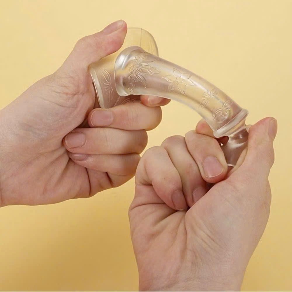 Chặn Cửa Silicone Dán Tường Trong Suốt Chống Va Đập, Chống Nước – Miếng Hít Cửa Hít Tường Siêu Bền