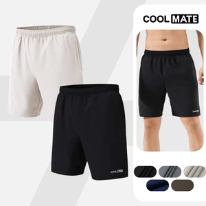 Combo 2 Quần Shorts thể thao 7 inch đa năng thoáng khí Exdry Coolmate