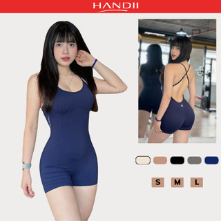 Bộ Sey Fantastic Suit thể thao co giãn 4 chiều, sẵn mut ngực tập gym,yoga,đạp xe..."HANDII"