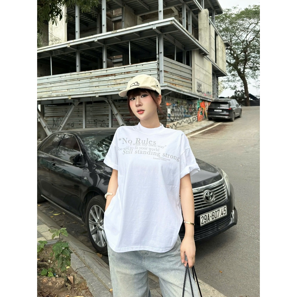 Áo Thun Boxy No Rules Nevasome Cotton 250gsm Local Brand Tay Lỡ Boxy Rộng Nam Nữ Menswear Womenswear