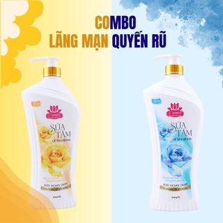 Combo 2 chai sữa tắm dưỡng ẩm da C-White