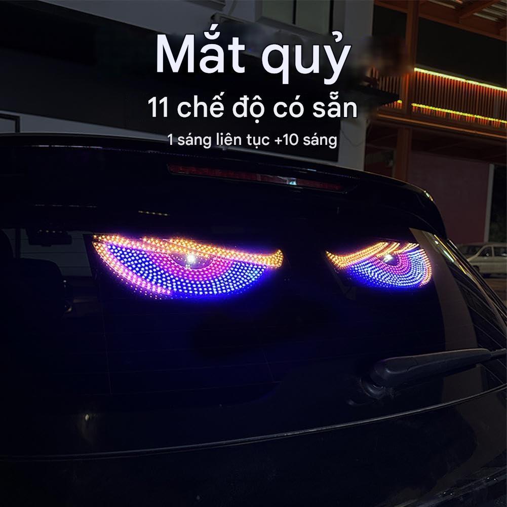 Đèn mắt quỷ xe tải,Đèn mắt quỷ năng động đa chế độ USB,hiển thị LED động ,cho ô tô và xe tải