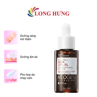 Tinh chất dưỡng sáng da Neogen Vita C Serum 22% + 5% (32g)