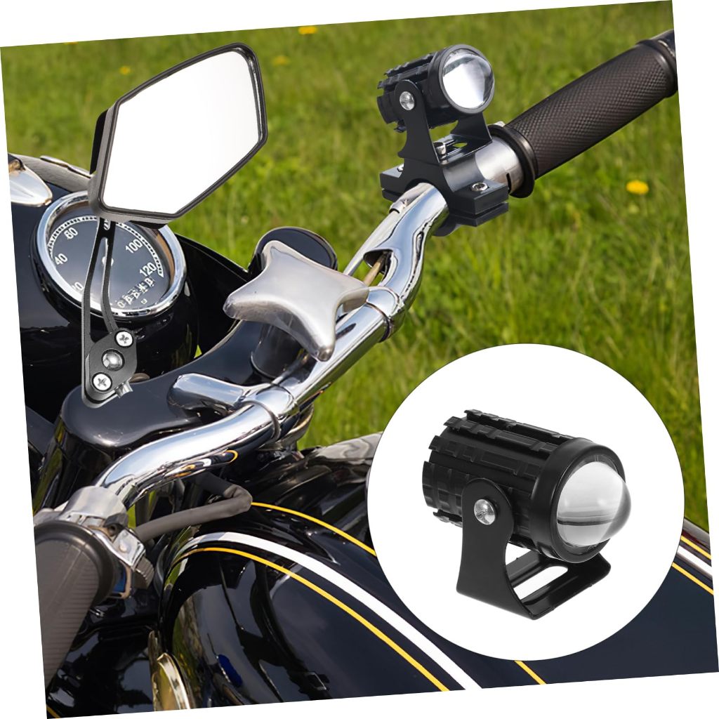Cặp 2 Đèn Trợ Sáng Xe Máy Xe Điện Đèn Bi Cầu Mini Chính Hãng Bi Cầu Đèn Pha Bi Cầu 2 Màu Cos Vàng Pha Trắng 12V-85V